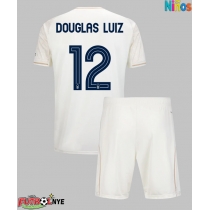 Camiseta Nottingham Forest Douglas Luiz #12 Visitante Equipación para niños 2025-26 manga corta (+ pantalones cortos)